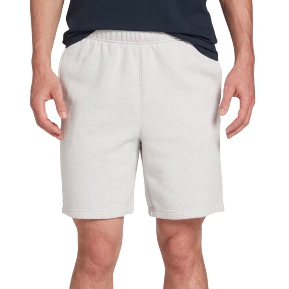 VRST Men Size 2X Light Gray Heather Classic Fleece 8" Shorts Regular Fit NEW NWT